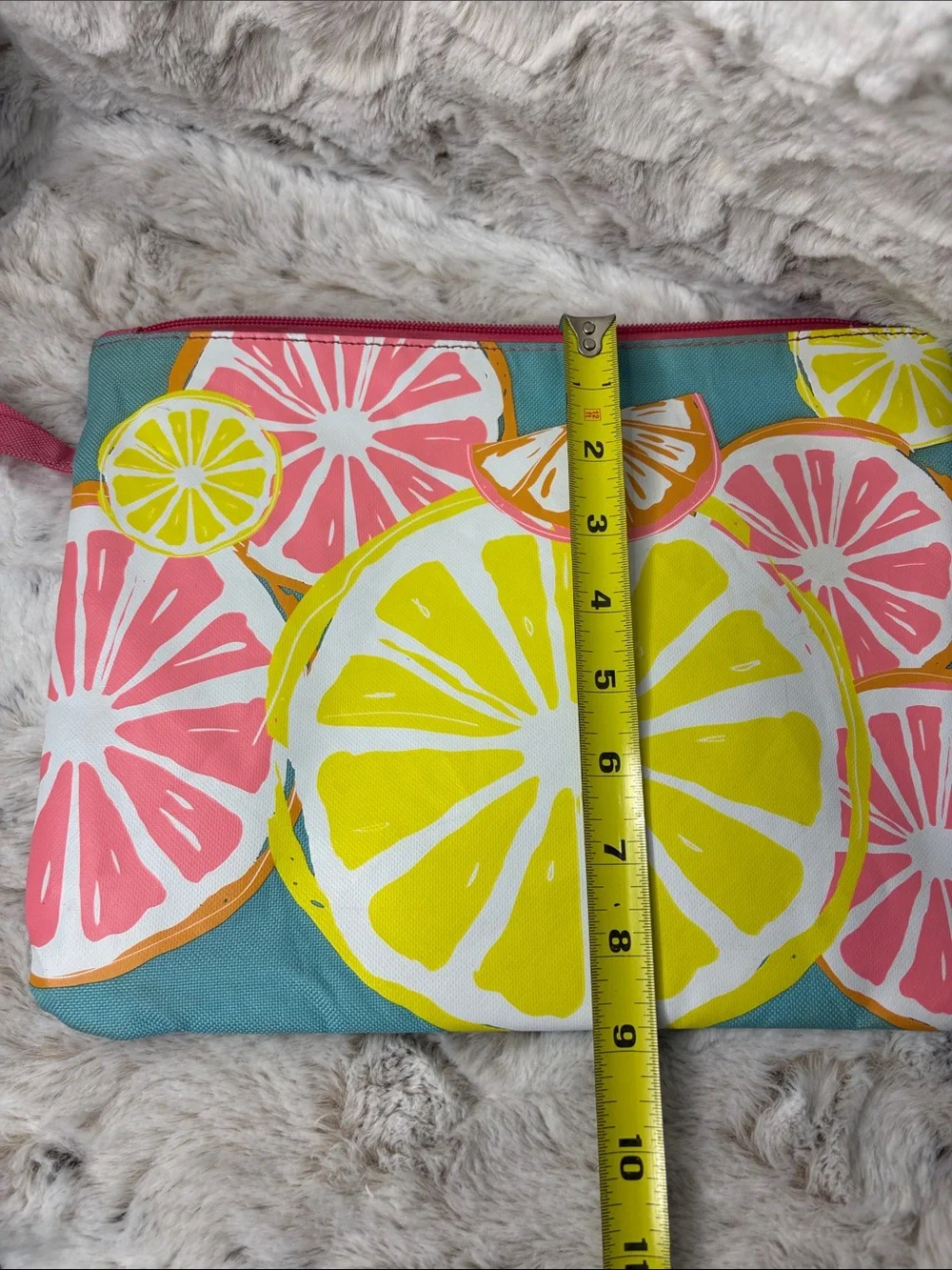 Royal Standard Bright Citrus Print Wet/Dry Bag for Pool or Beach - Picture 6 of 7